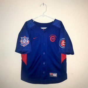 NIKE Team CHICAGO CUBS Youth Baseball Jersey MLB